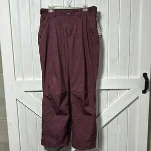Gerry Women’s Ski Snow Fleece lined Pants size Large Plum NEW!